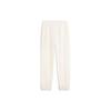 Li-Ning Solid Color Cuffed Loose Fit Casual Knit Sports Pants Women bottoms Off-White AKLU034-3