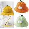 Kids Sun Protecting Bucket Hat Unisex Light Weight Hat Cartoon Pattern Hat for Carnival Party and Fancy Dress Event