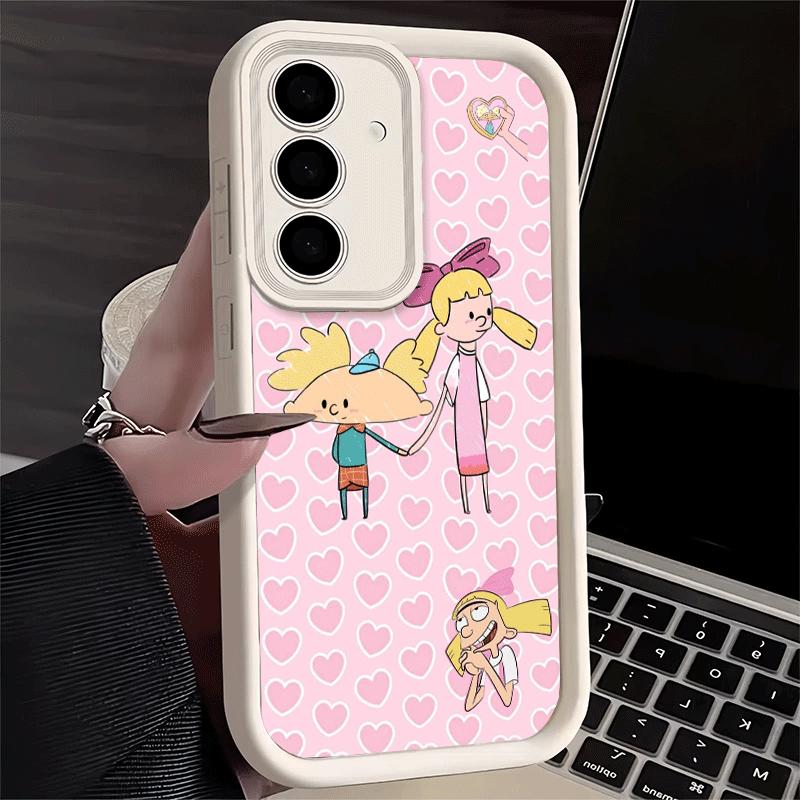 

Phone Case for Samsung Galaxy A17 A16 A15 A14 A13 Cartoon Hey Arnold Helga A56 A36 A26 A55 A35 A25 A54 A34 A24 A53 A33 A23 A07 A Samsung A07