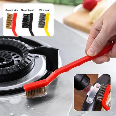 5/6/7/8Pcs Cleaning Brush with Ergonomic Handle Removes Dust Dirt Debris Anti-Slip Grip Home Car Interior Cleaning Scrubber