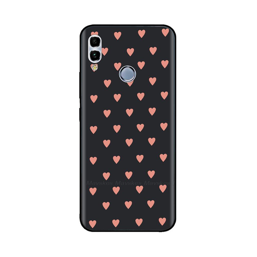 For Huawei P Smart 2019 6.21" Soft Black Silicone Phone Back Cover Case For Huawei P Smart 2019 POT-LX1 POT-LX3 POT LX1 Case Bag