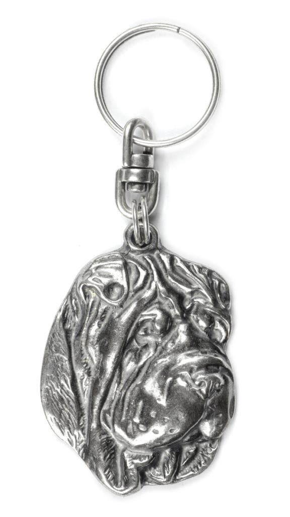 Shar-Pei - Posrebrzany wisiorek z psem, ozdoba torebki, zawieszka do plecaka marki Art-Dog