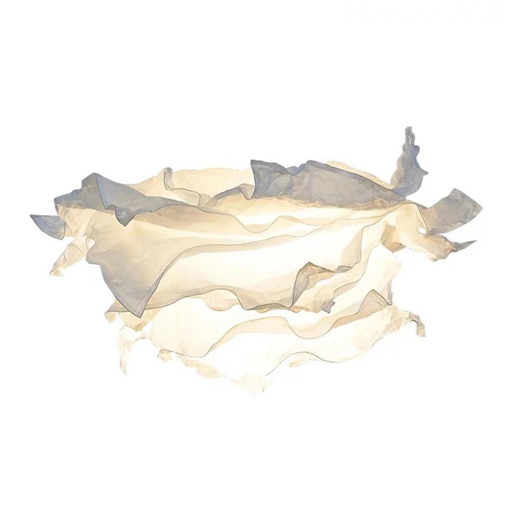 Hanging Paper Lampshade Pendant Lighting Shade Cloud Design for Office Corridor Antique Shop Home Ambiance