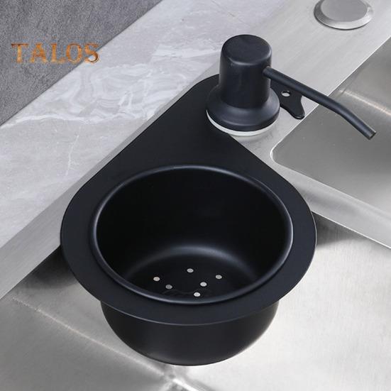 Kjøkkenvask avløpskurv Swan avløpsstativ Universal Enkel installasjon Multifunksjonell kjøkken trekantet oppvaskkum Filter Swan avløpskurv