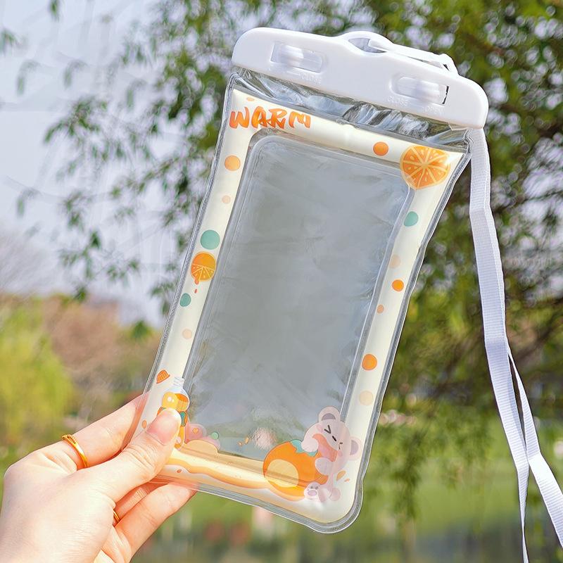 Waterproof Cartoon Phone Pouch Drift Diving Swimming Bag Underwater Dry Bag Case Cover For Phone Water Sports Beach Pool Skiing