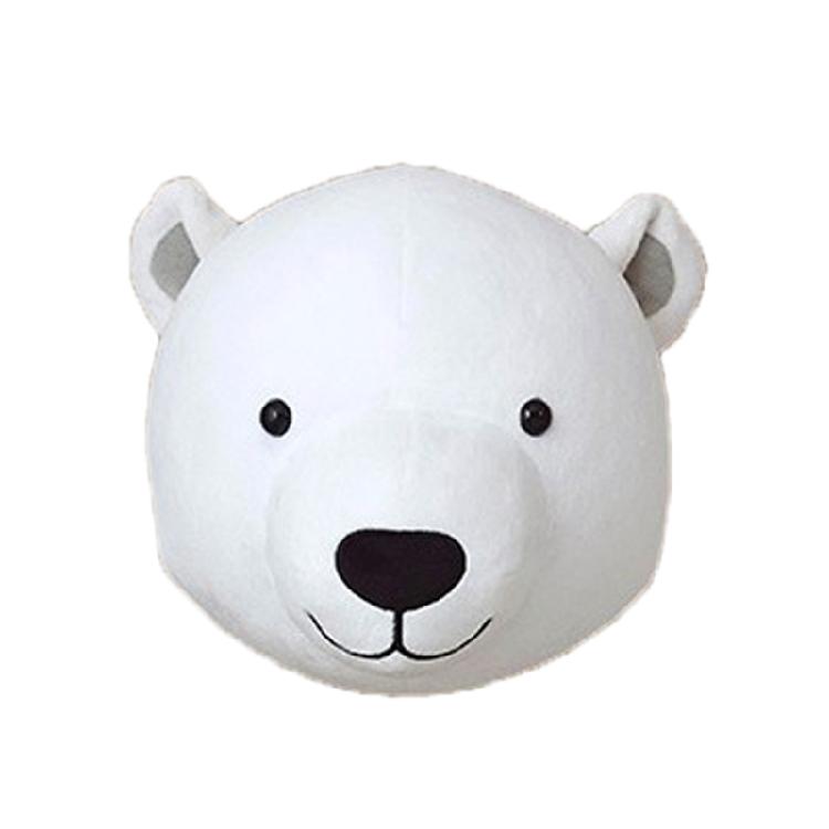 

Kids Room Decoration 3D Animal Heads Wall Hanging Decoration For Children Gift 1