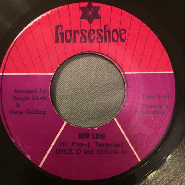 

7inch Record OSWALD DOUGLAS STEVE GOLDING New Love NONE Horseshoe 1985 Jamaica Reggae Ska Dub Used