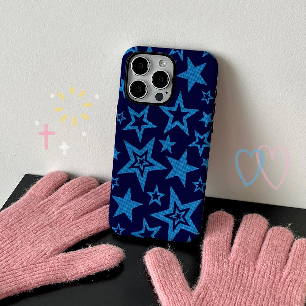 

Colorful stars cute cartoon fashion pattern Phone Case Film shell For iPhone 17 16e 16 15 14 13 12 11 Pro Max Plus XS iPhone 13