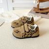 2025 Autumn Leopard Print Retro Velcro Sneakers for Girls - Trendy Cortez Design