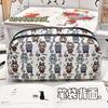 Drawstring Pencil Bag Student Cute Multi-layer Stationery Storage Bag Japanese Cartoon High-value Drawstring Stationery Bag