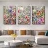 Canvas Poster, Modern Art, Abstract Flowers Painting Wall Art Colorful Canvas Decorative Picture, Ideal Gift Home Decor