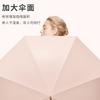 Ins Straight Pole Long Handle Large Umbrella Double Female Reinforced Wind-resistant Dual-purpose Parasol for Students To Go To School