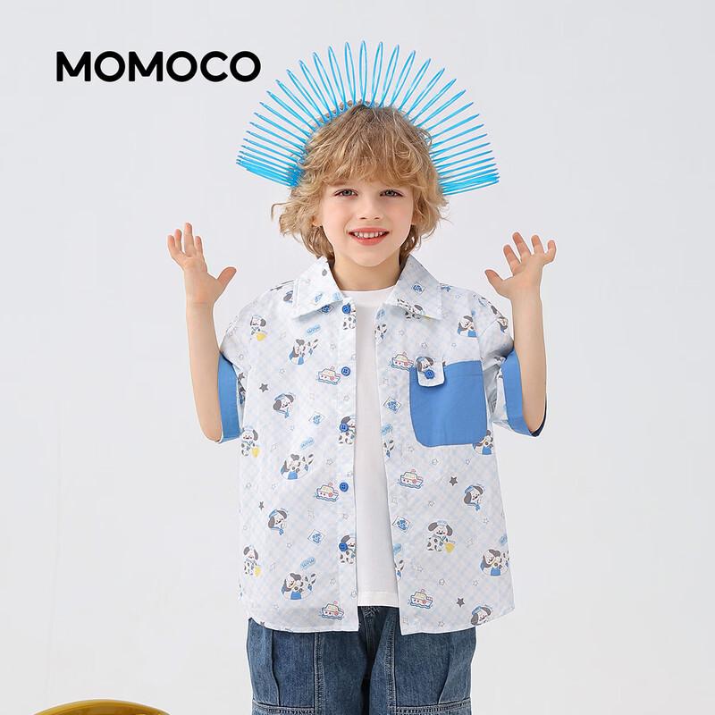MOMOCO Boys' Short Sleeve Summer Shirt