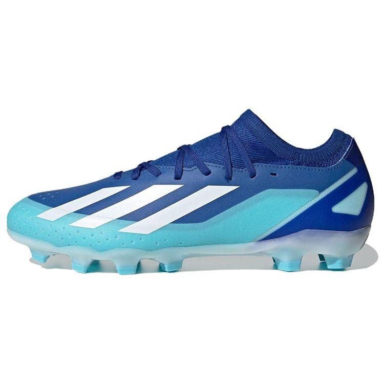 Adidas X Crazyfast.3 Minimalist Comfortable AG HG Artificial Turf Fabric Shock Absorbing Non-Slip Wear-Resistant Breathable Soccer Shoes ID9345