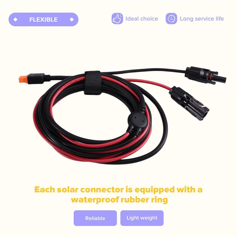Câble de Charge Solaire Compatible Ecoflow Connecteur Câble d'Extension Accessoires Solaires Neuf