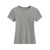 Women's Spicy Crew Neck Solid Color Slim Fit T-Shirt - Summer 2025 Collection