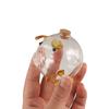 Handmade Piggy Money Bank Multi-purpose Glass Money Jar Golden Beans Container  Children