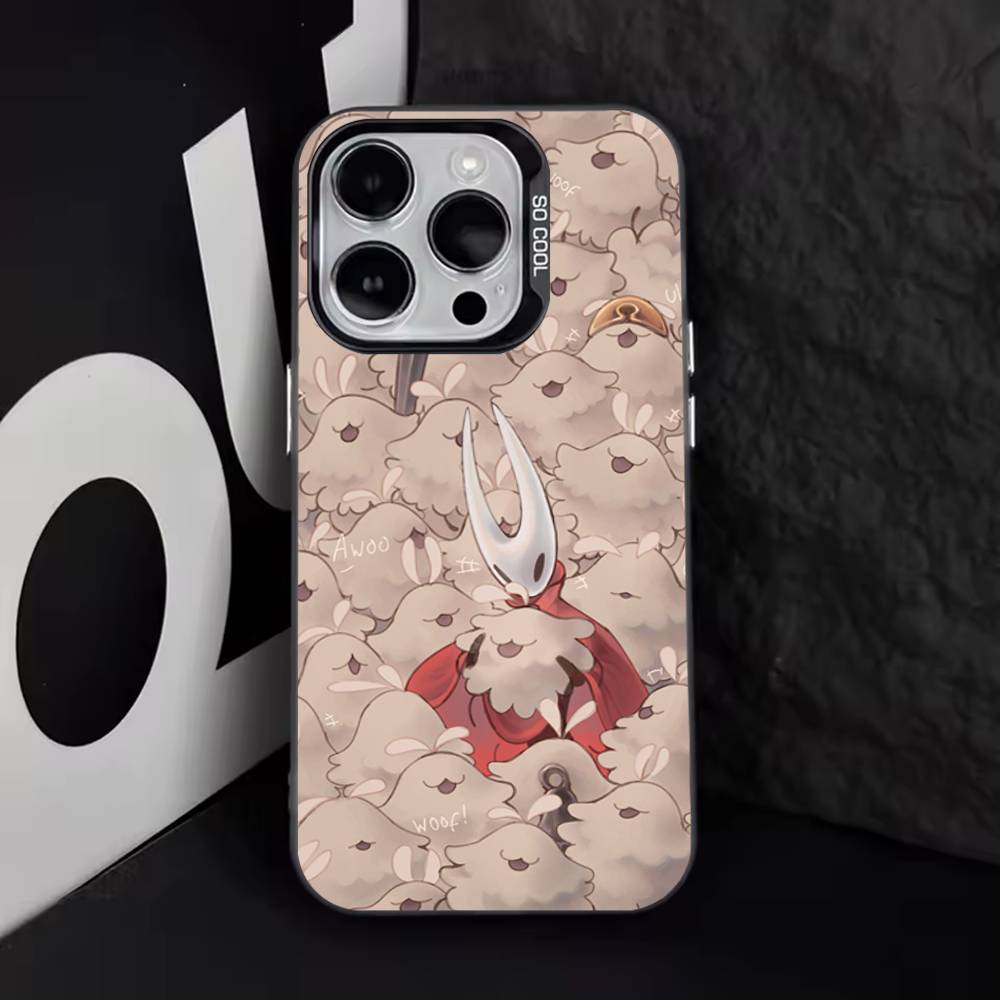 Cool H-Hollow Knight new Phone Case For iPhone 17,16,15,14,13,12,11,Pro,XS,Max,Plus,Mini,SE4,E Black Matte Shockproof Cover