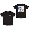 Idles Fist Fiore Stampa Posteriore Maglietta in Cotone Punk Rock Band Unisex Manica Corta