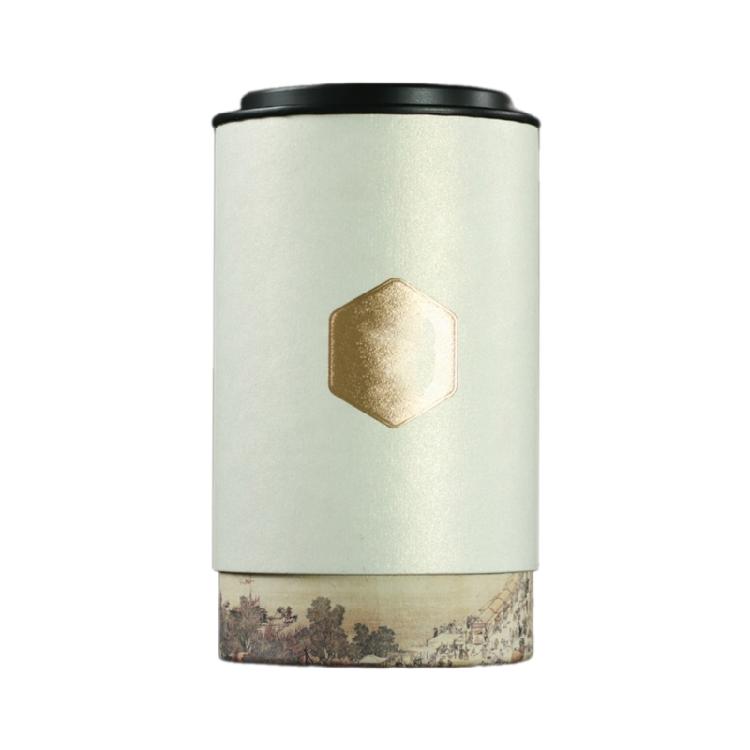 Изысканная коробка для хранения чая Контейнер для чая Китайская культура Банка для чая для чая белый