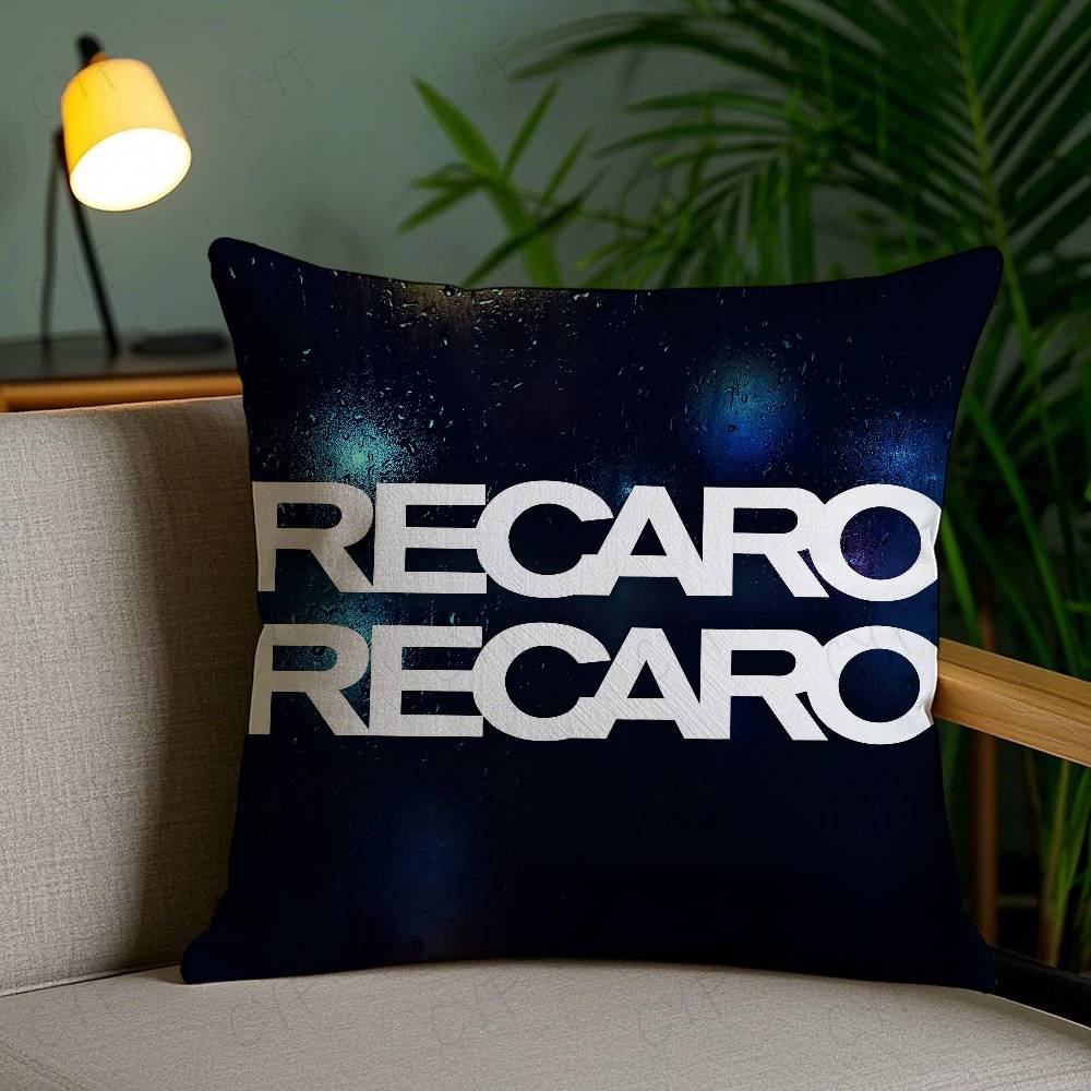 Mode Anime R-Recaro Kissenbezug Milbendichter Kissenbezug Unsichtbarer Reißverschluss Seidig kurzer Plüsch Sofakissenbezug