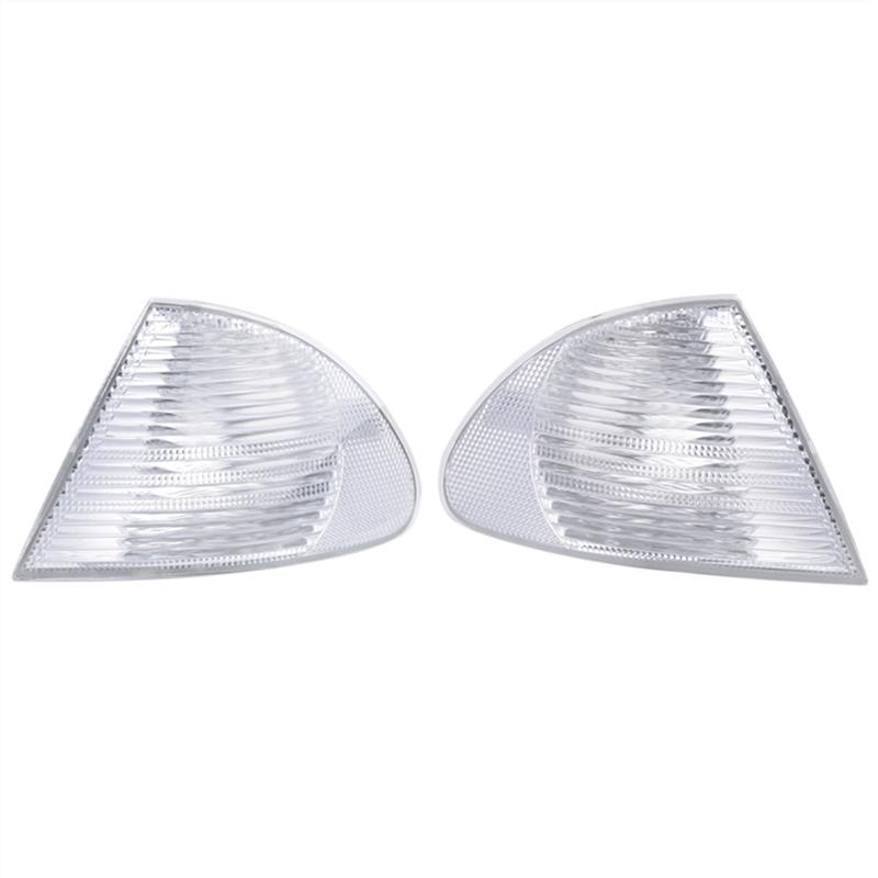Precise For BMW 3 Series E46 Sedan 1999-2001 Pair Park Signal Corner Marker Lights Lamps 63136902766 63136902765