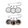 Wedding Bouquet Photo Charm Diy Pin Making Lace Frame Wedding Round Pendant