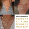 Stainless Steel Non-Fading English Letter Pendant Charms for DIY Jewelry, 26 Letters Available