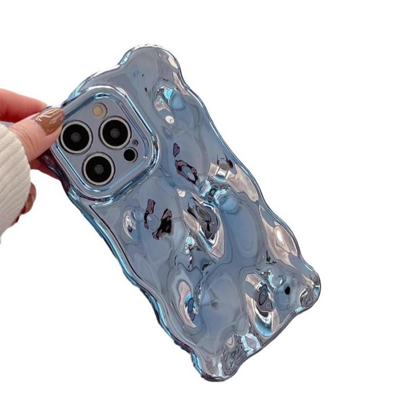 Minimalist Bubble Phone Case IPhone 15 Pro Max 14 With Electroplating Finish Shockproof Full Cover Silicone