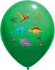 Balony Pastelowe Nadruk Dino 14 Cali  10 Szt.