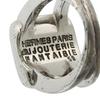 HERMES Corozo Series Ring BIJOUTERIE FANTAISIE metallic/shell #5.8(US Size) 10.4g Women Used