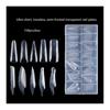 150Pcs Transparent Full Cover Nail Tips 15 Sizes Space Nail Forms Sandwich Nail Forms  Home Salon
