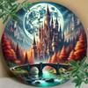 Rustic Dream Castle Metal Tin Sign Wall Art Decor for Home Bathroom Kitchen