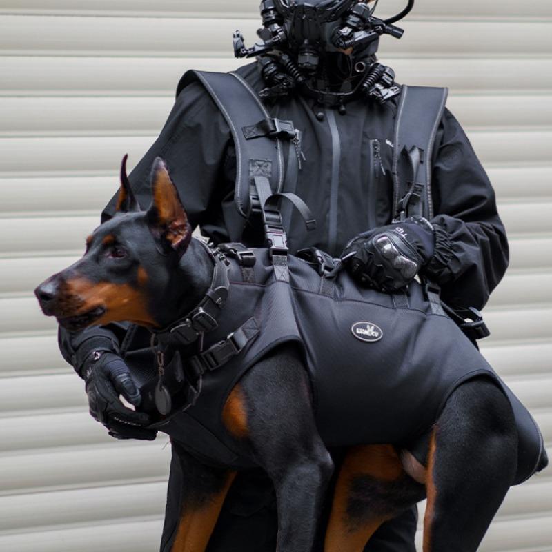 Imbracatura per Cani con Schiena Incrociata Grande Portatile Traspirante Borsa per Animali Domestici per Cani Zaino di Soccorso Prodotti per Animali Domestici Impermeabile Resistente allo Sporco