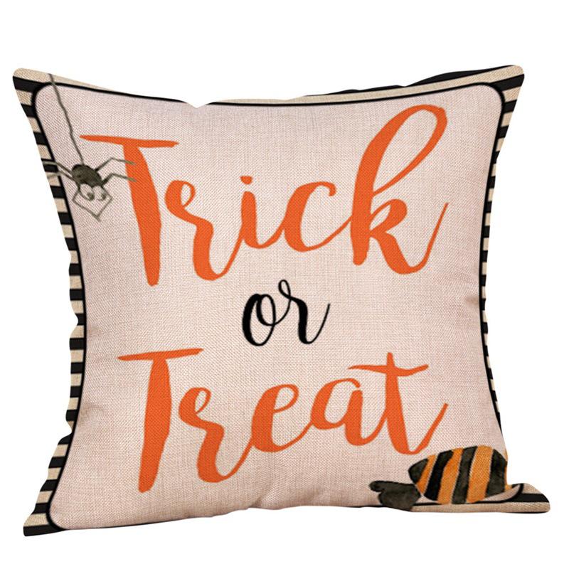 Thanksgiving Pattern Soft Throw Pillow Cover - Letter Print Design 45x45 cm