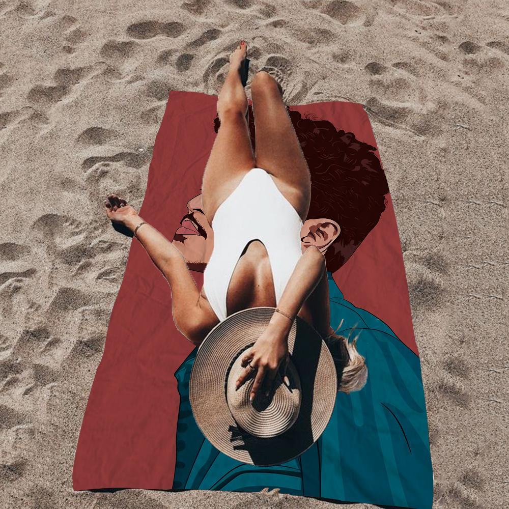 Bruno Mars Big Microfiber Beach Towels Quick Dry Towel Sand Beach Towels Pool Towel for Travel Swim Pool Yoga