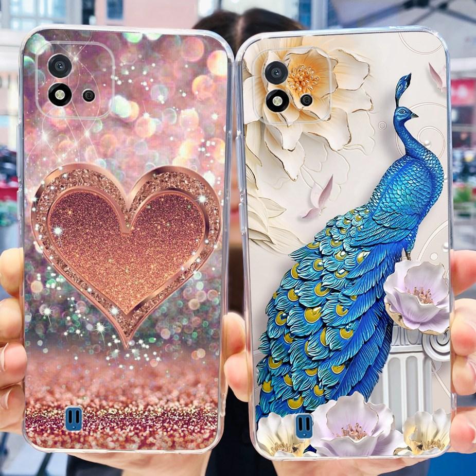 For Realme C11 2021 Case Cute Dinosaur Astronaurt Cover Soft Silicone Phone Case For Realme C11 2020 RealmeC11 2021 Fundas Coque