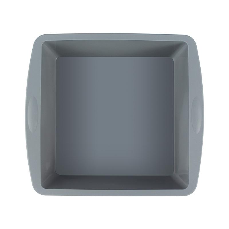 Formă pătrată din silicon de 8 inch pentru torturi, pâine DIY, patiserie, prăjituri la abur și tavă de copt ușor de demontat pentru cuptor de casă