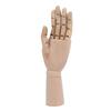 11.8in Wood Hand Model Non Slip Flexible Wooden Manikin Hand for Jewelry Display Sketch Painting