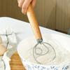 1PC Danish Dough Whisk Stainless Steel Hand Mixer Blender Egg Beater Poking Bar Pastry with Wooden Handle Baking Tools