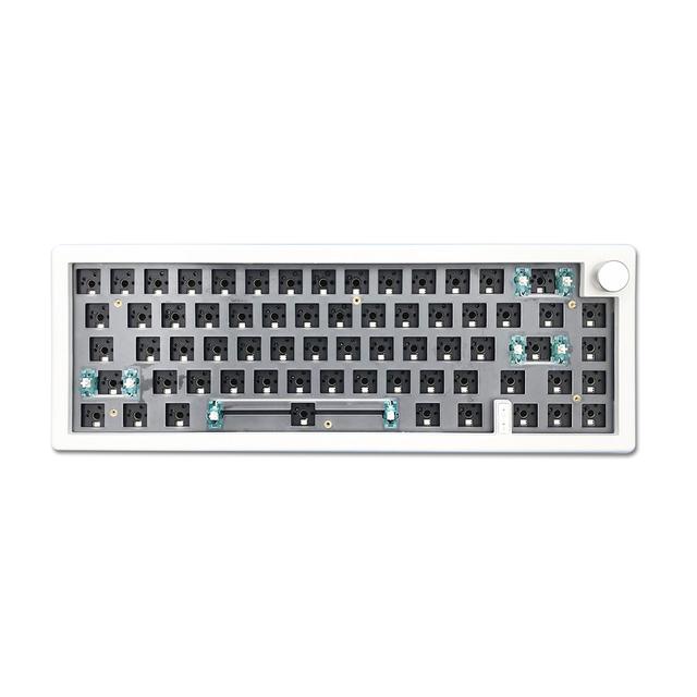 

Механическая клавиатура GMK67, беспроводная сменная RGB-подсветка, индивидуальный комплект механической клавиатуры с RGB-подсветкой для настольного ПК, без переключателя
