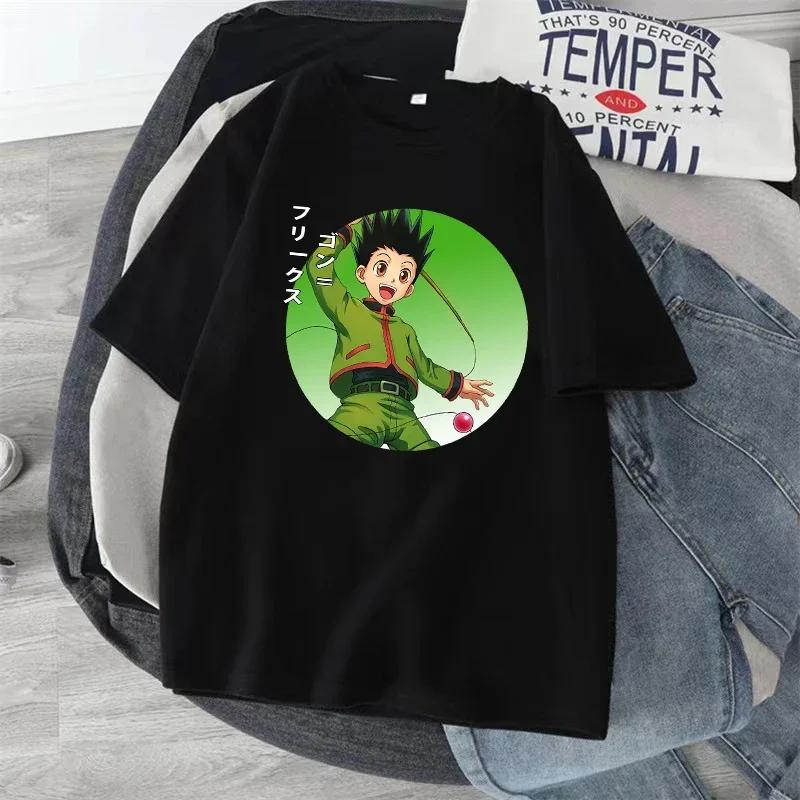 Y2k Women T Shirt Hunter X Hunter Kawaii Japanese Anime T-shirt Harajuku Fashion Casual Funny T-shirts Short Sleeve Summer Tops