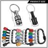 19PCS Screwdriver Bits Holder Extension Bar Keychain Screw Adapter with Carabiner Drill 1/4 Inch Hex Shank Hanging Carry Tool