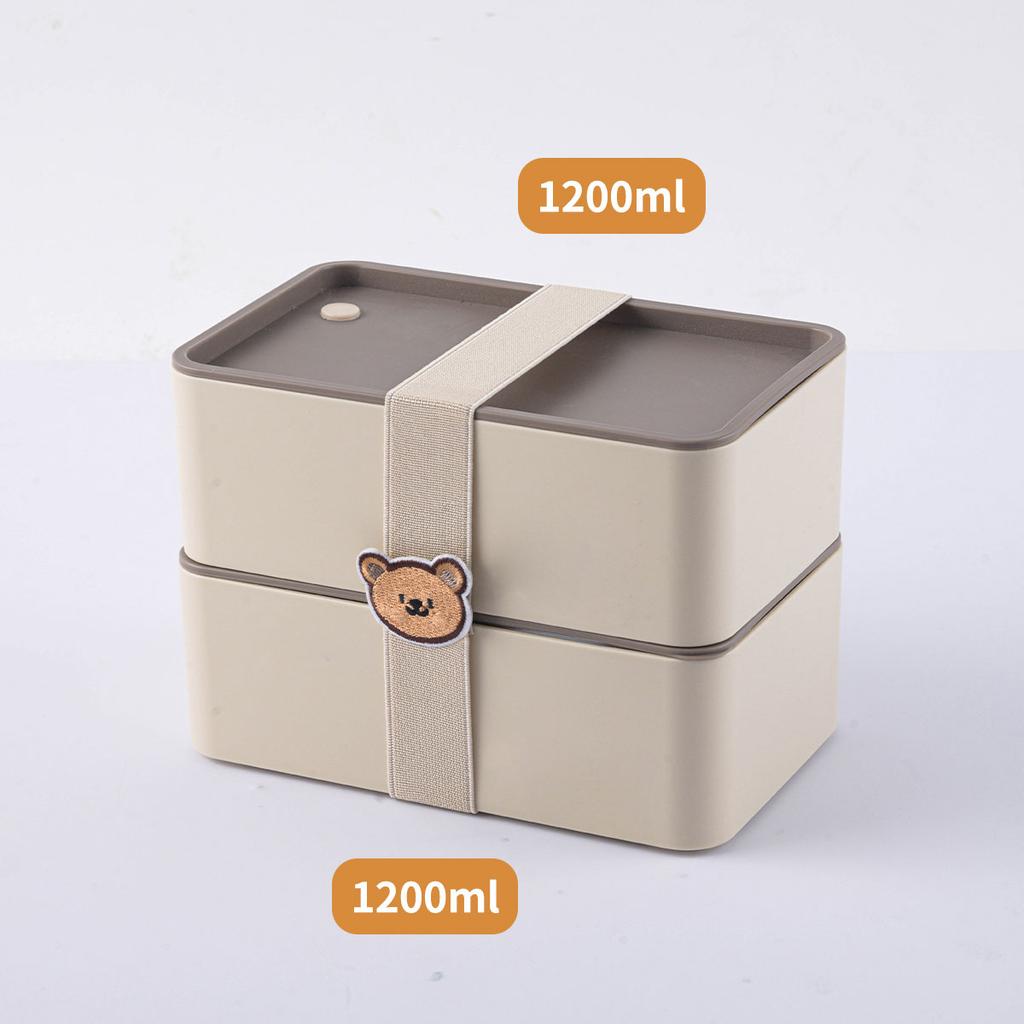 Plastic Lunch Box Picnic Portable Sealed Bento Boxes With Cartoon Straps Reusable Food Containers Microwave Safe