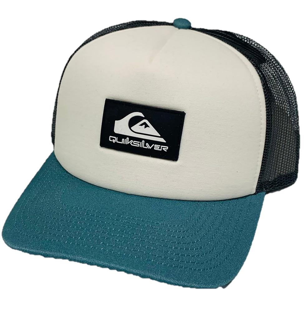 Mountain Wave Logo Silicone Patch Mesh Cap