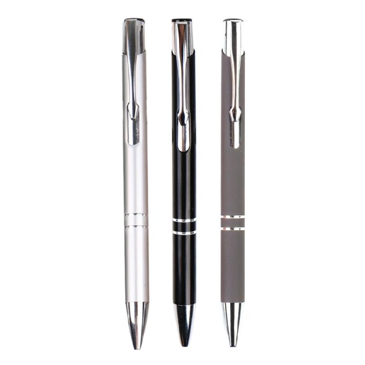 6Pcs Retractable Ballpoint Pen Business Metal Ballpoint Pen Business Signing Pen with Metal Pen Clip Smooth to Write