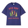 T-shirt Divertenti Meme Red Hot Silly Peppers Uomo Donna Vintage Alta Qualità Top T-shirt Maschio Estivo Casual Comodo Oversize