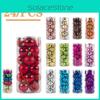 Holiday Christmas Ball Decor Pack With Assorted Colors For Festive Tree Decoration