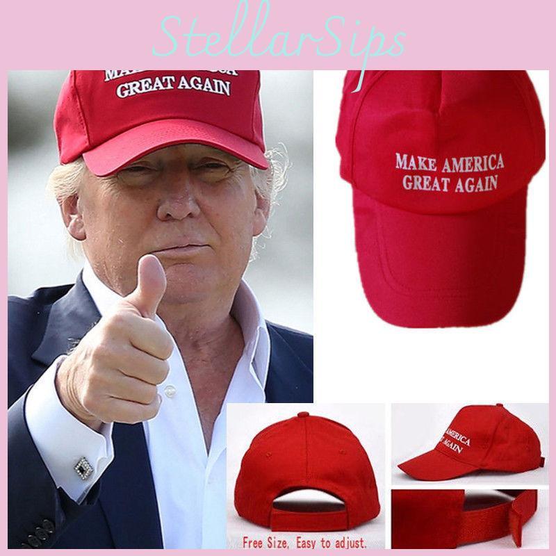 Great Make America Again Hat Donald Trump Black Baseball Cap Red Gift Unisex