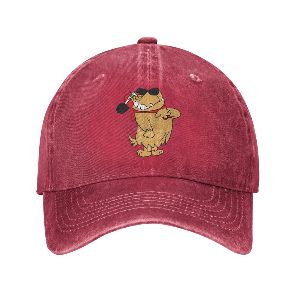Muttley Wackys Races Baseball Caps Vintage Distressed Washed  Snapback Cap Unisex Style Outdoor Travel  Gift Caps Hat